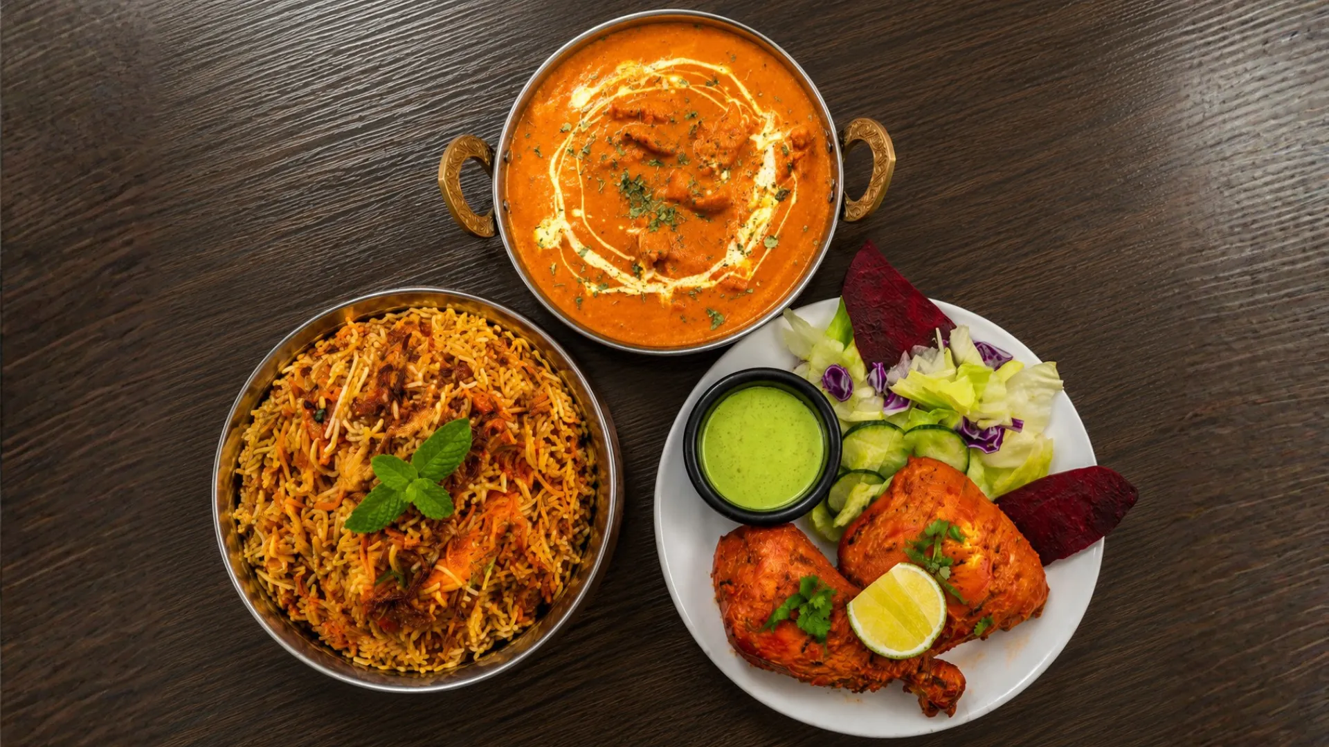 Bombay Grill dishes ready to order