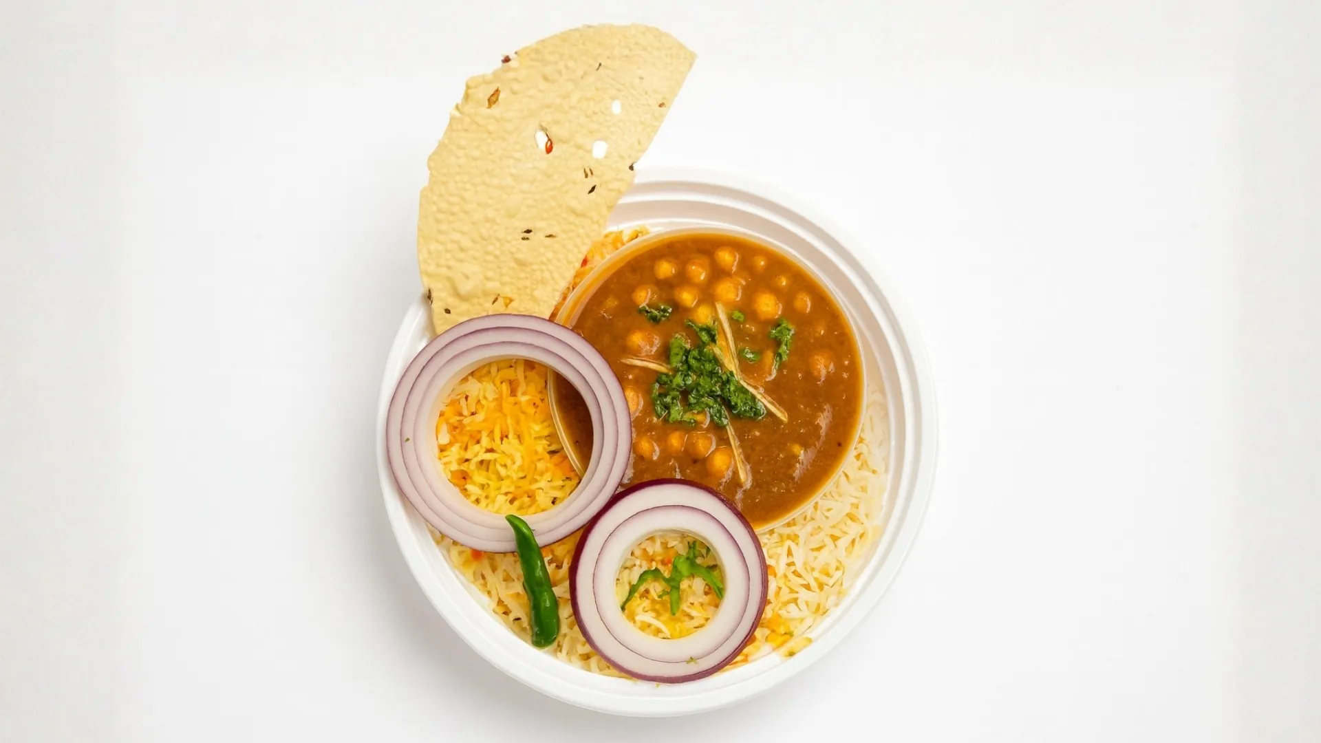 Chana Masala(Chckpeas) With Rice - Bombay Grill Milton