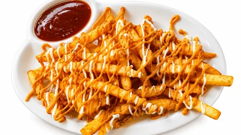 Tandoori Mayo Loaded Fries - Bombay Grill Milton