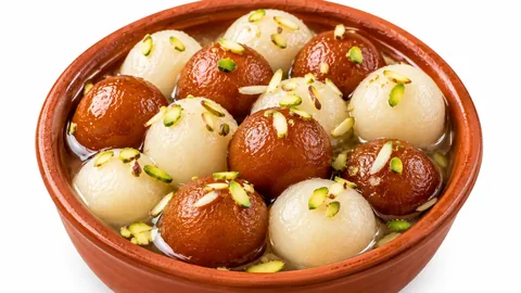 Angoori(Grapes) Gulab Jamun & Rasgulla Mix (1/2 LB) - Bombay Grill Milton