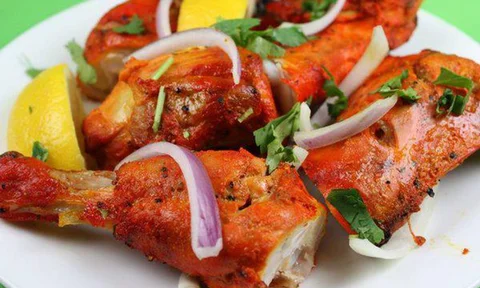 Tandoori Chicken (1/4 Leg with Salad) - Bombay Grill Milton
